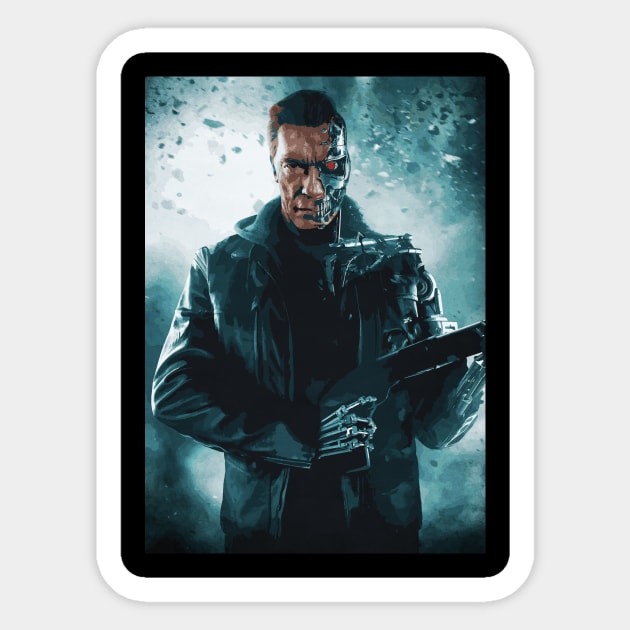 Terminator Sticker by Durro